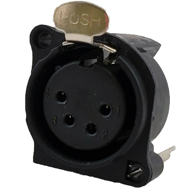 IO-XLR4-F-EV IO Audio Technologies  Circular Connector Assemblies